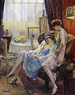 Edward Cucuel - Atelier  Besuch